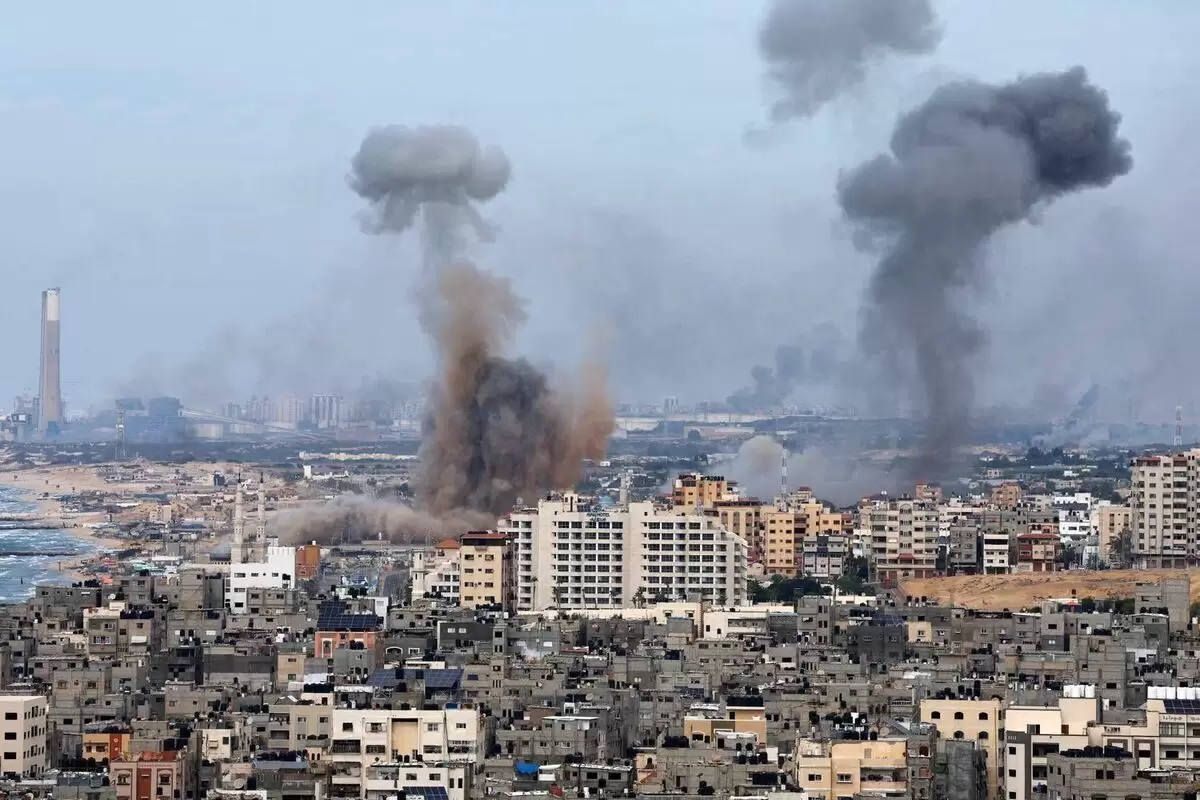 ویدئویی آخرالزمانی از وضعیت شهر غزه