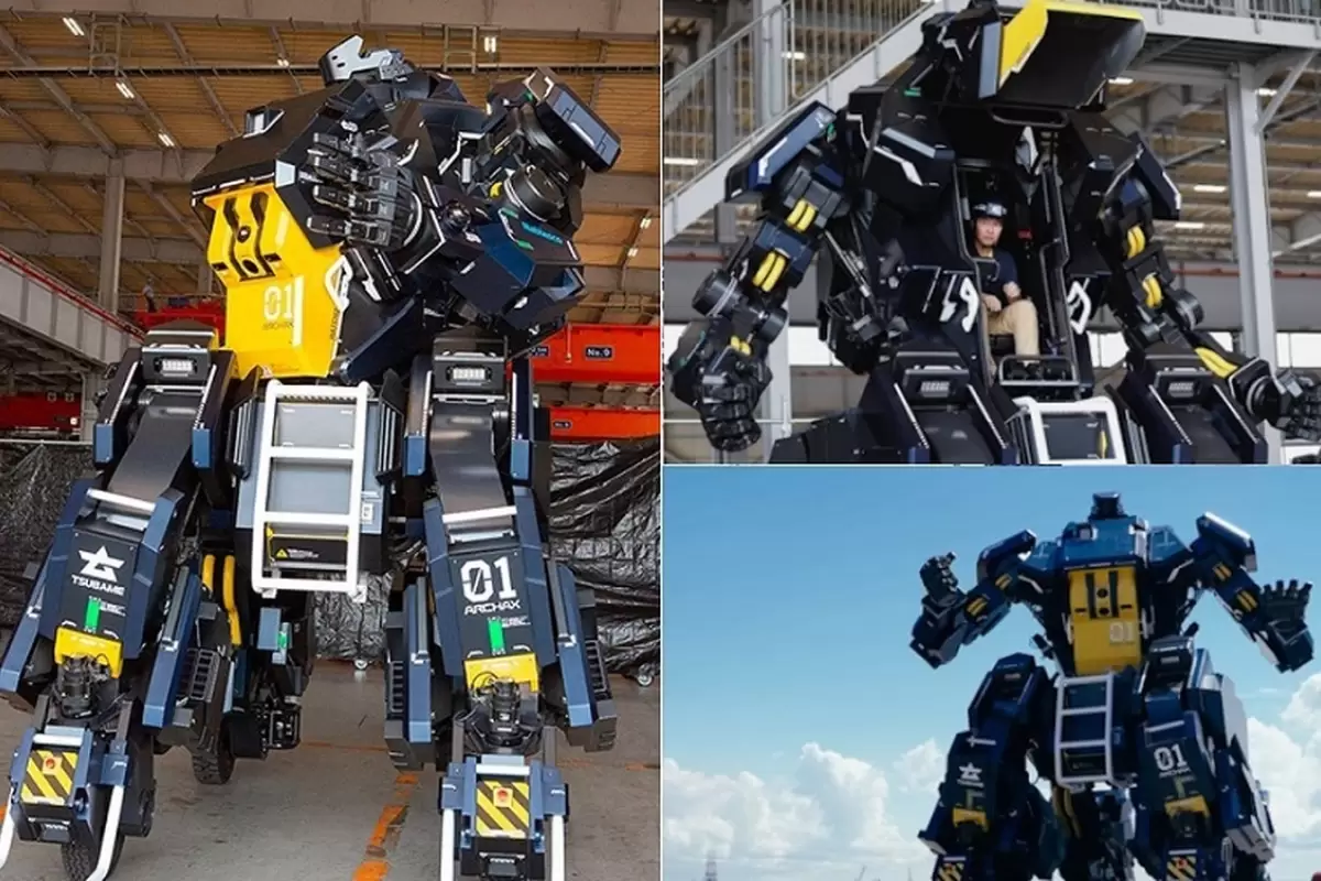 (عکس) ترنسفورمرز واقعی! ربات ۳.۵ تنی ژاپنی که در عرض چند ثانیه به ماشین تبدیل می‌شود