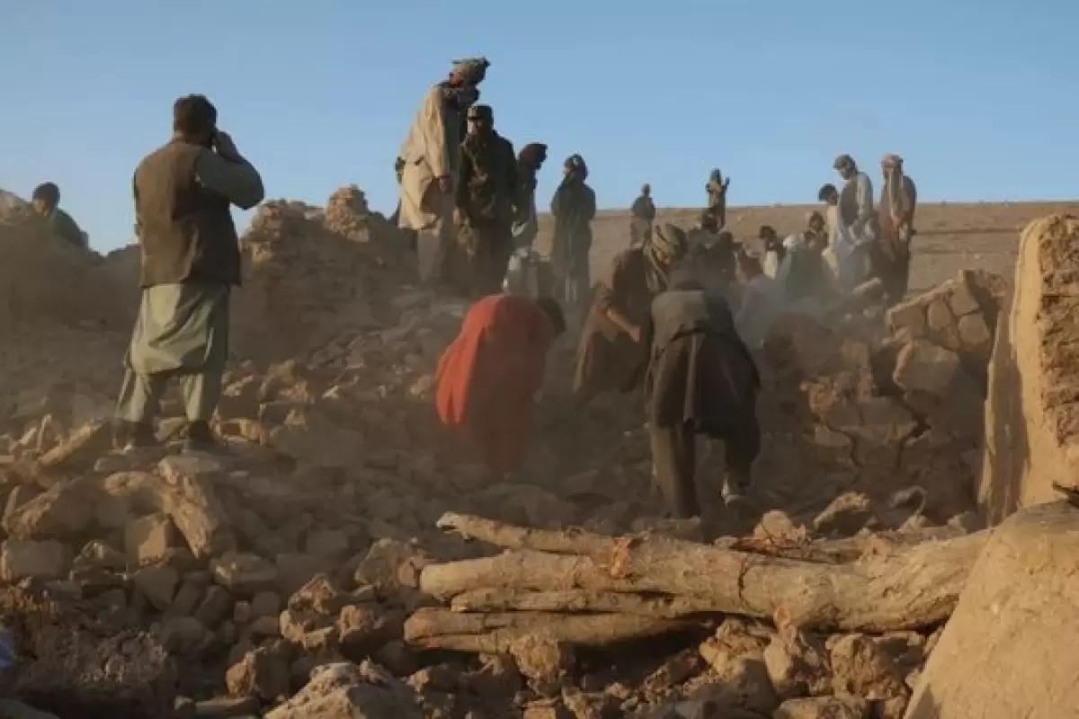 تصویری تکان‌دهنده از رنج مردم هرات پس از زلزله ویرانگر افغانستان