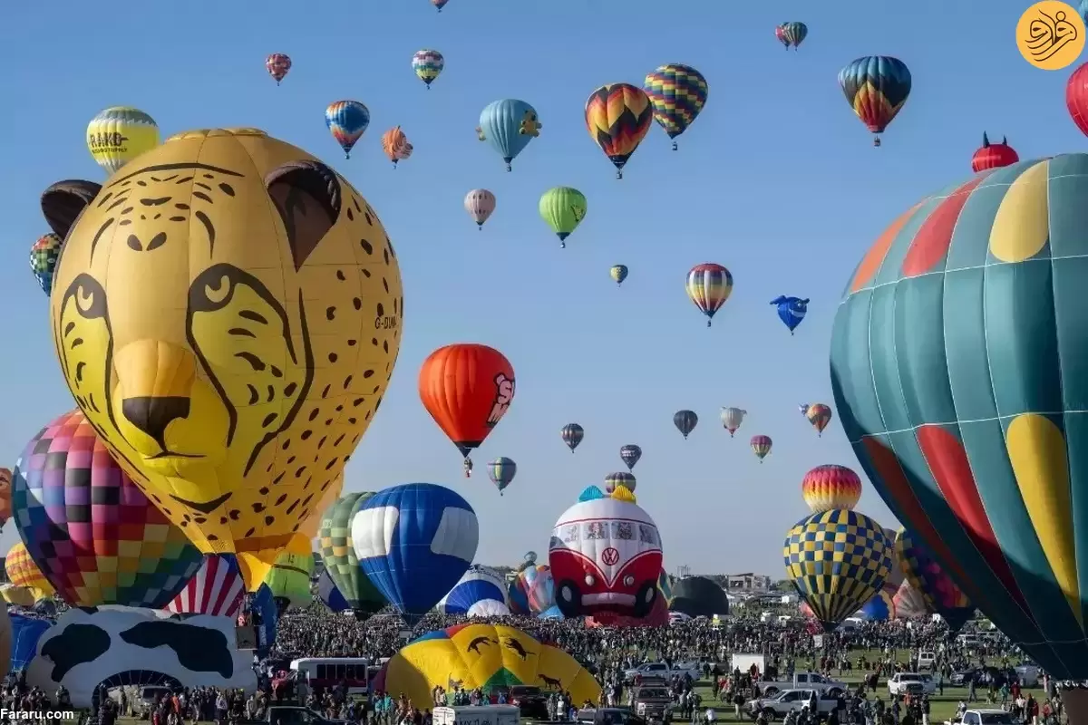 (ویدئو) بزرگترین جشنواره بالون در جهان