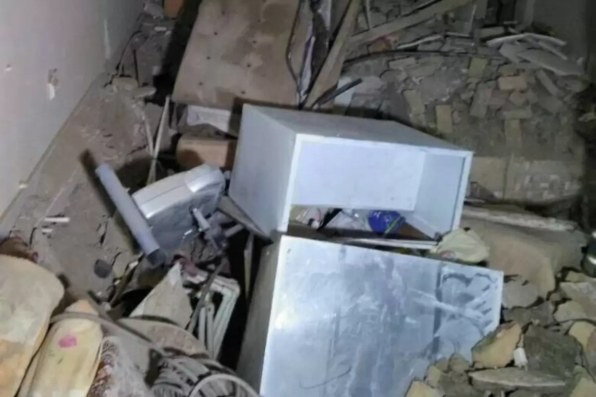 (ویدئو) تخریب یک منزل مسکونی در تهران پس از انفجار مهیب