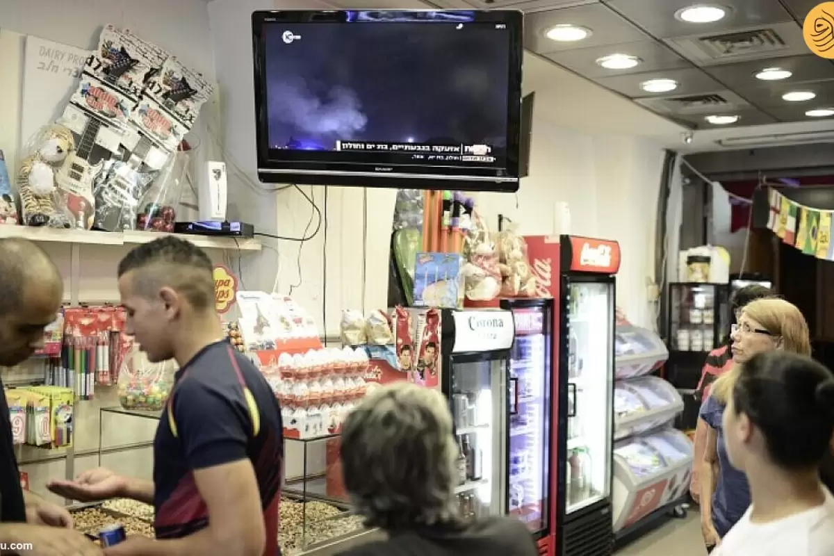 (ویدئو) هجوم مردم اسرائیل به فروشگاه‌ها برای خرید مواد غذایی