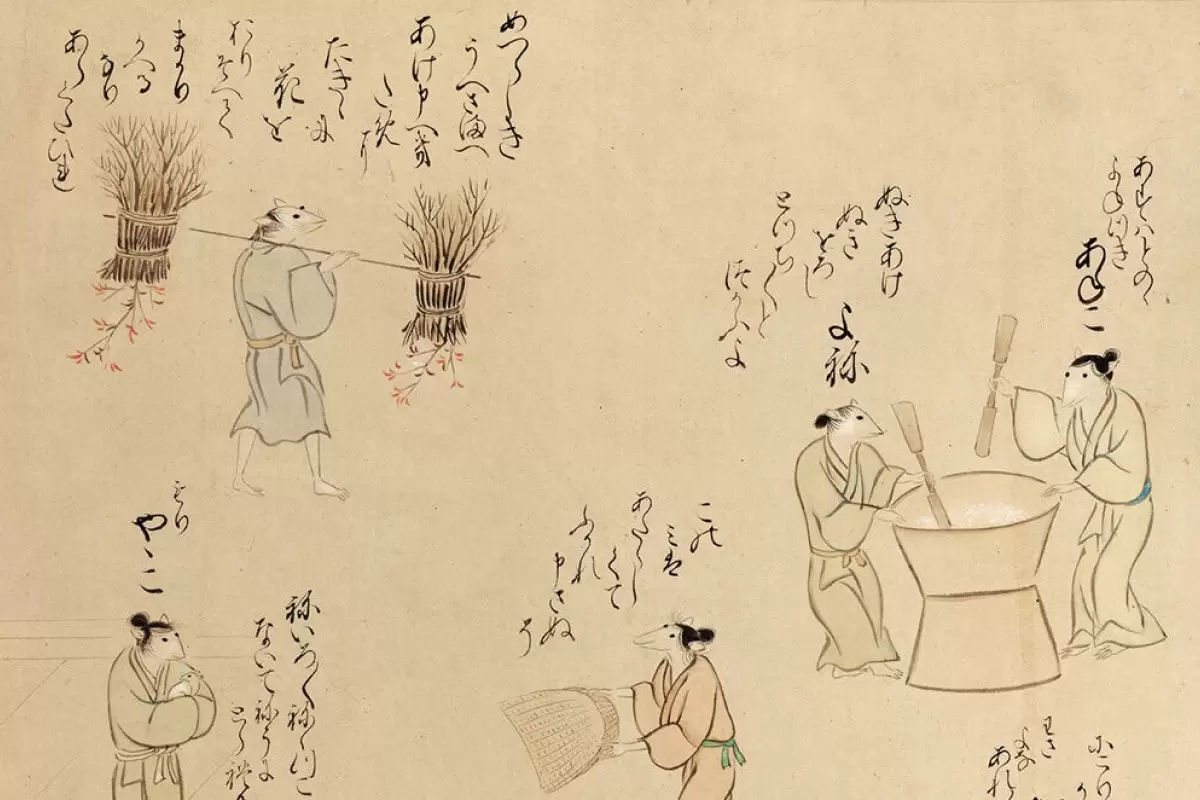 طومار ۵۰۰ سالۀ «موش سرآشپز» و رازهای آشپزی ژاپنی