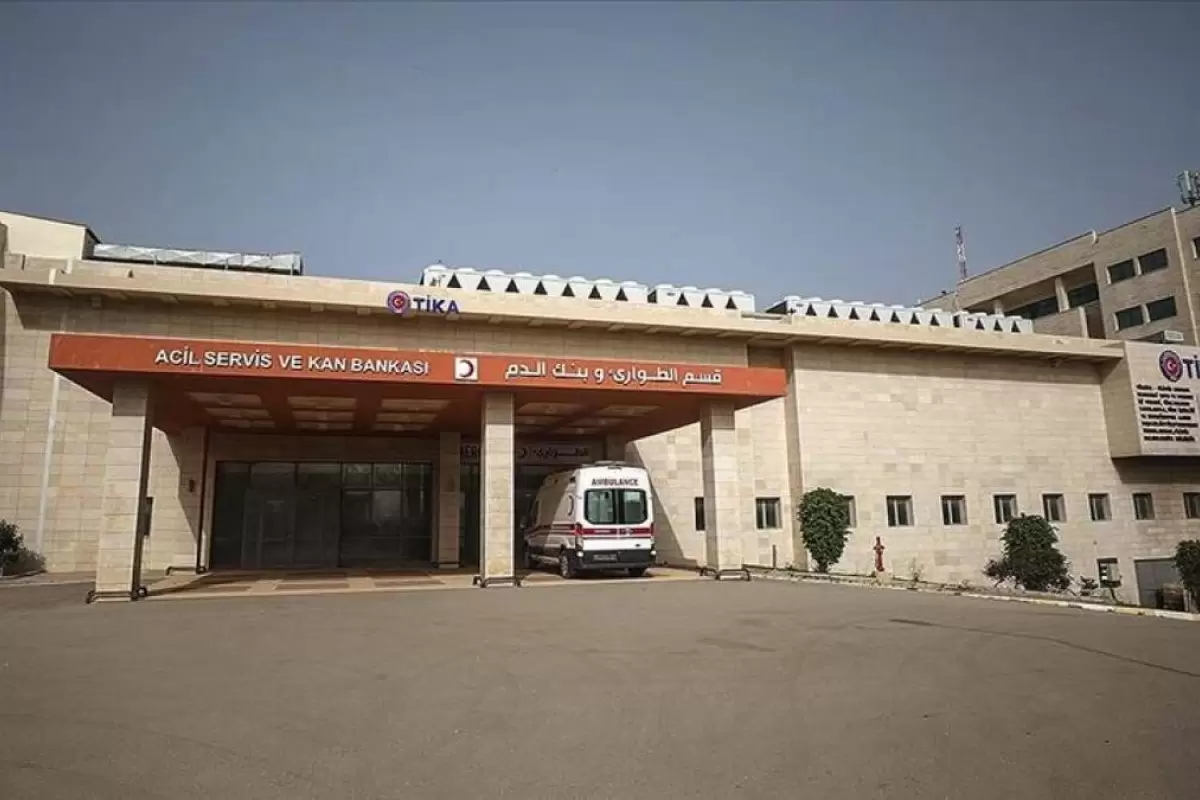 (ویدیو) لحظه بمباران تنها بیمارستان ترکیه برای بیماران سرطانی در غزه