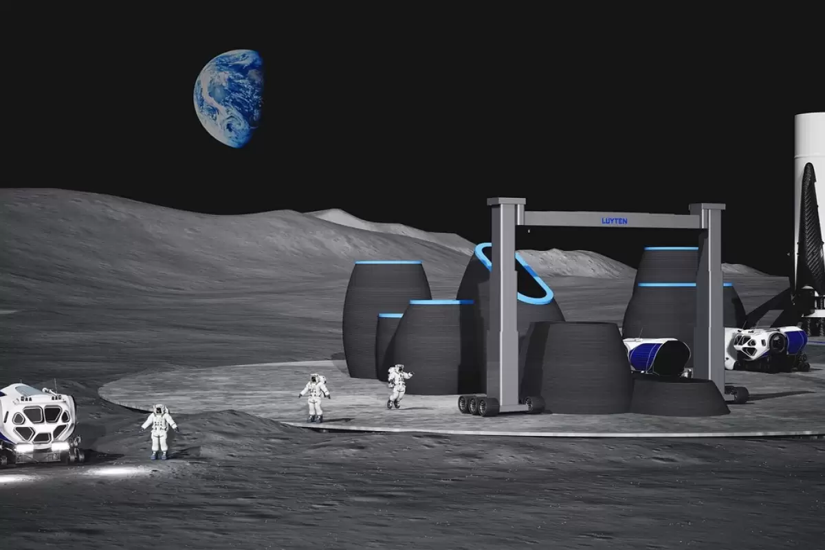 ساخت چرخ ماه‌نورد با پرینتر سه‌بعدی روی ماه