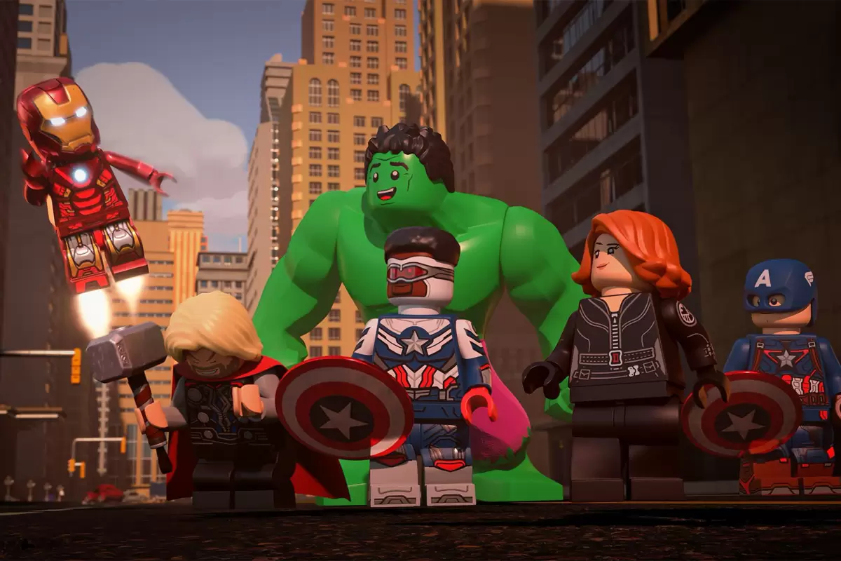 نمایش ابرقهرمانان مارول به شکل لگو در تریلر انیمیشن LEGO Avengers: Code Red