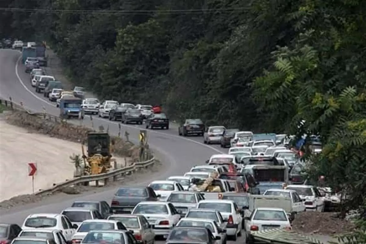ترافیک سنگین در محور پردیس و فیروزکوه