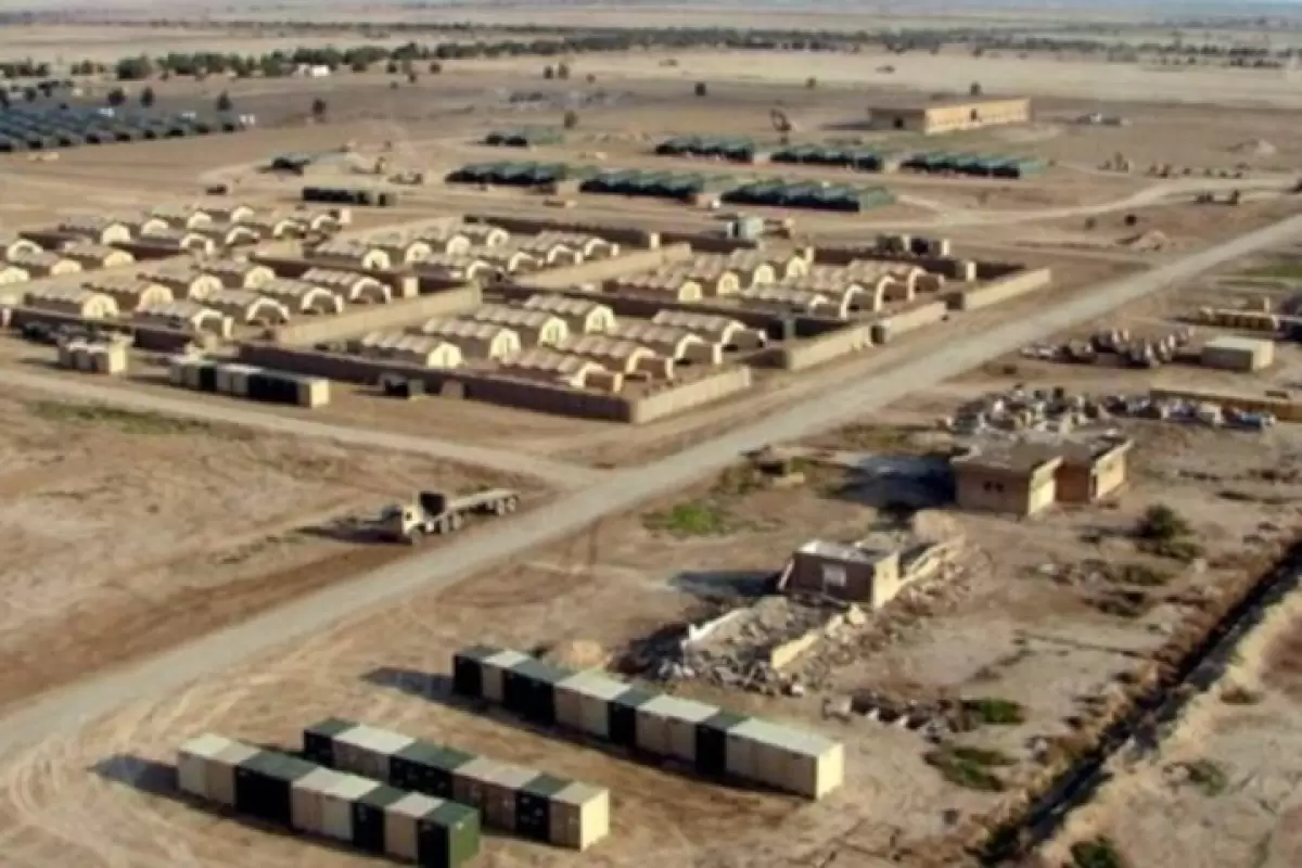 ببینید | حمله پهپادی به پایگاه آمریکایی الحریر در شمال عراق