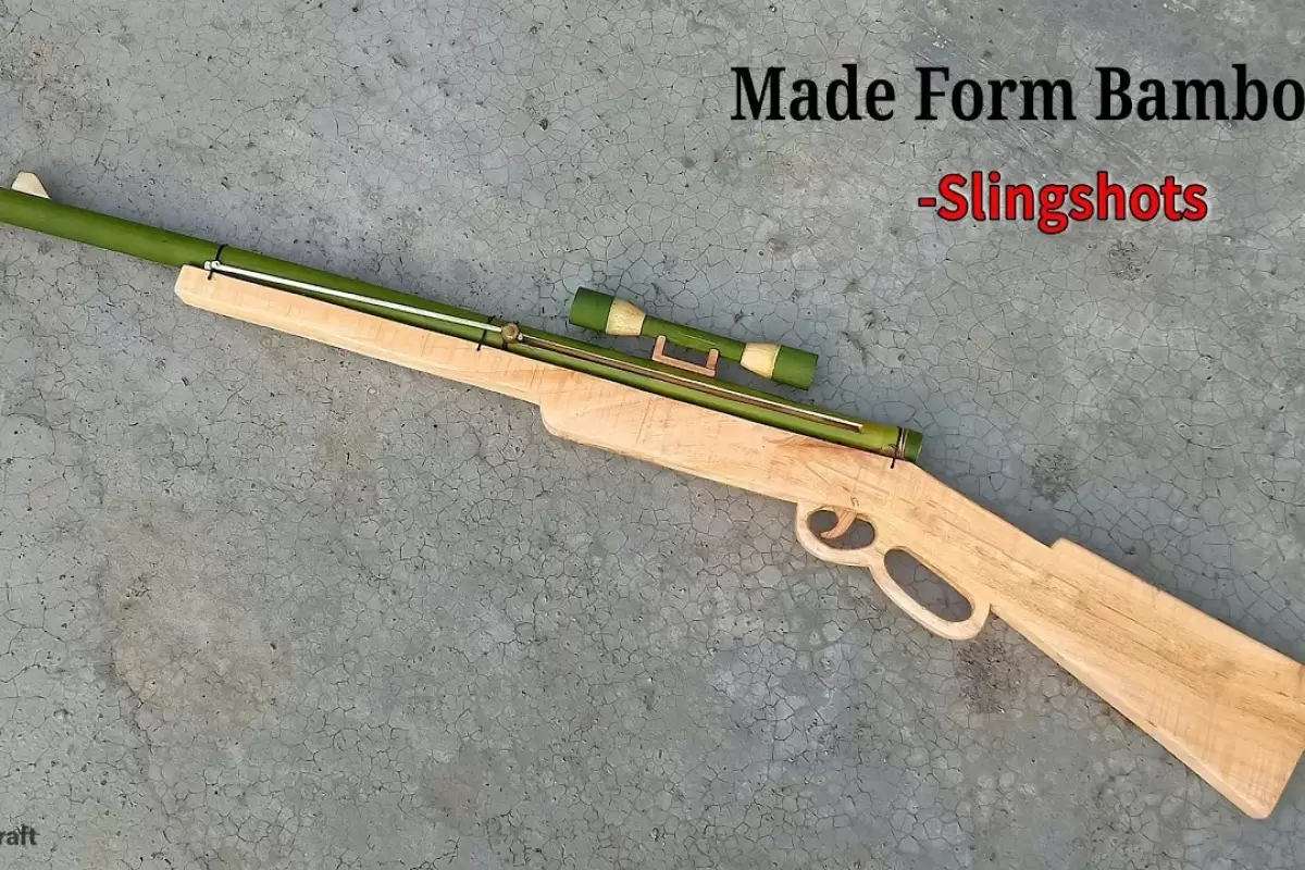 (ویدئو) روشی ساده و آسان برای ساخت تفنگ بادی زیبا و کارآمد با چوب بامبو