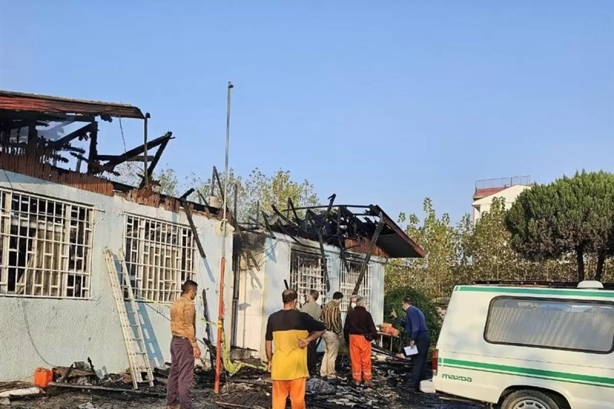 آتش‌سوزی در یک کمپ ترک اعتیاد در لنگرود/ ۲۷ نفر جان باختند