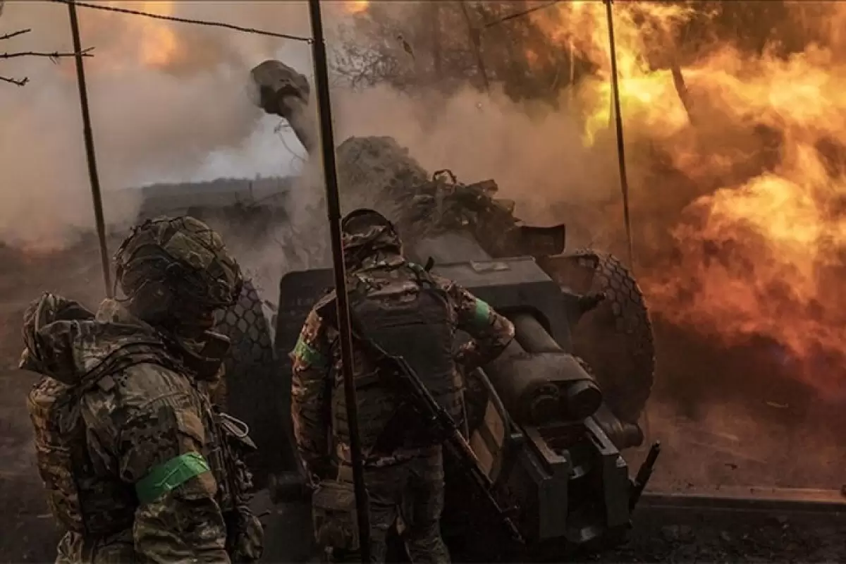 ببینید | انفجار خودروی زرهی نیروهای مسلح اوکراین توسط مین!