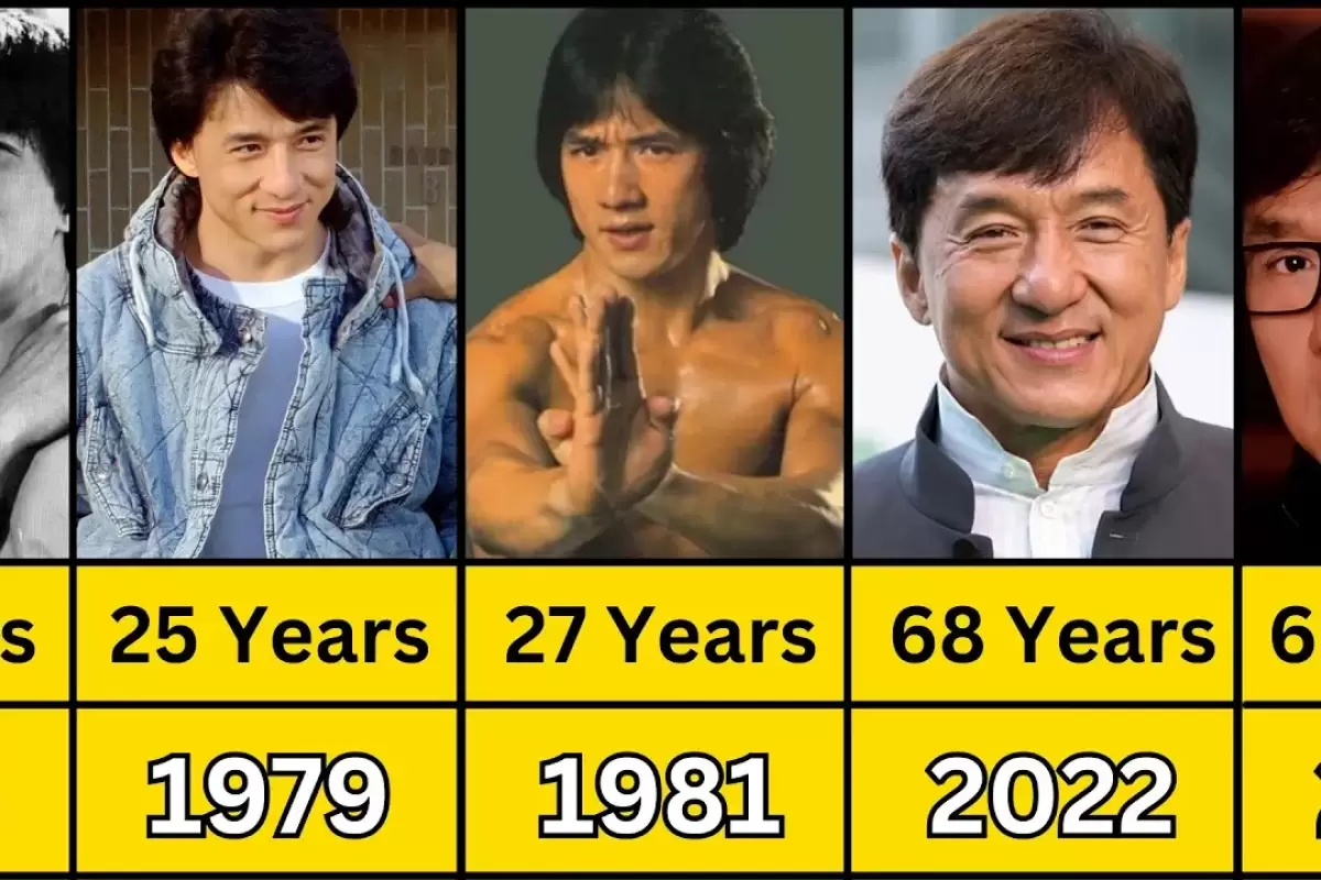 (ویدئو) تغییر چهره جکی چان از 6 ماهگی تا 69 سالگی شما را شگفت زده می کند
