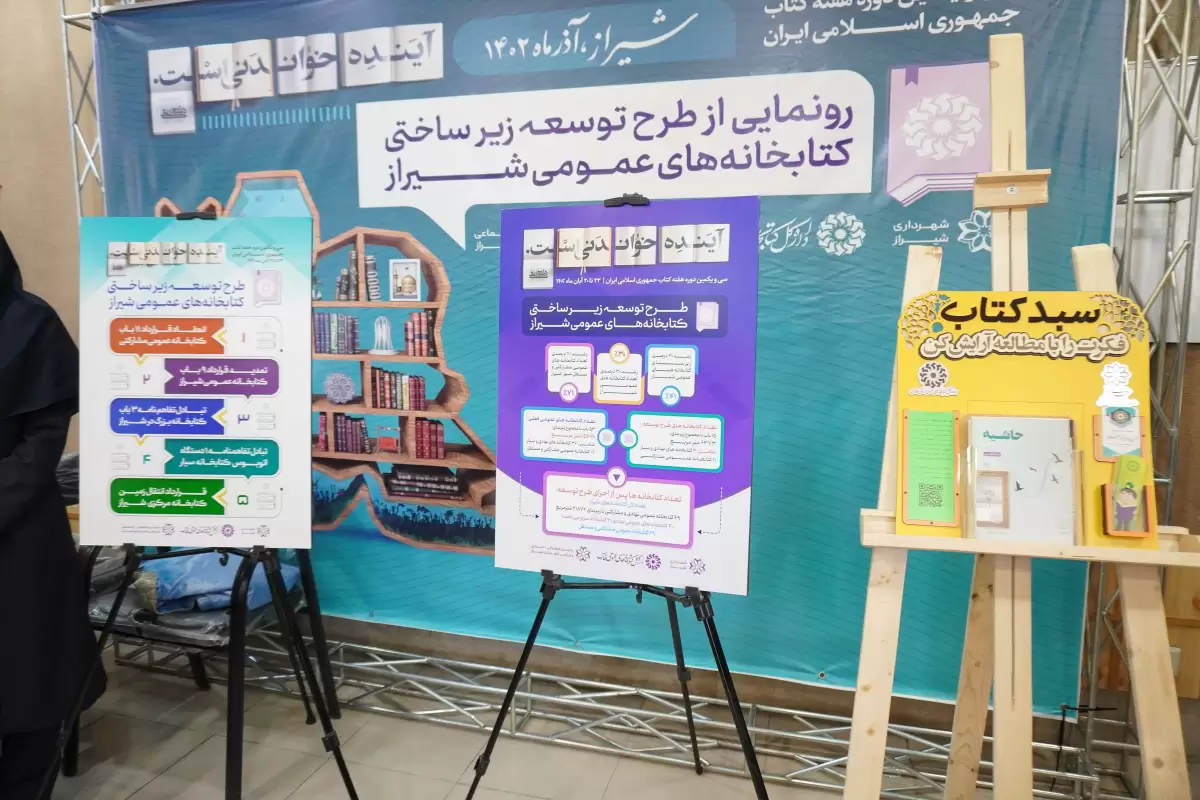 طرح توسعه زیرساختی کتابخانه‌های شیراز رونمایی شد