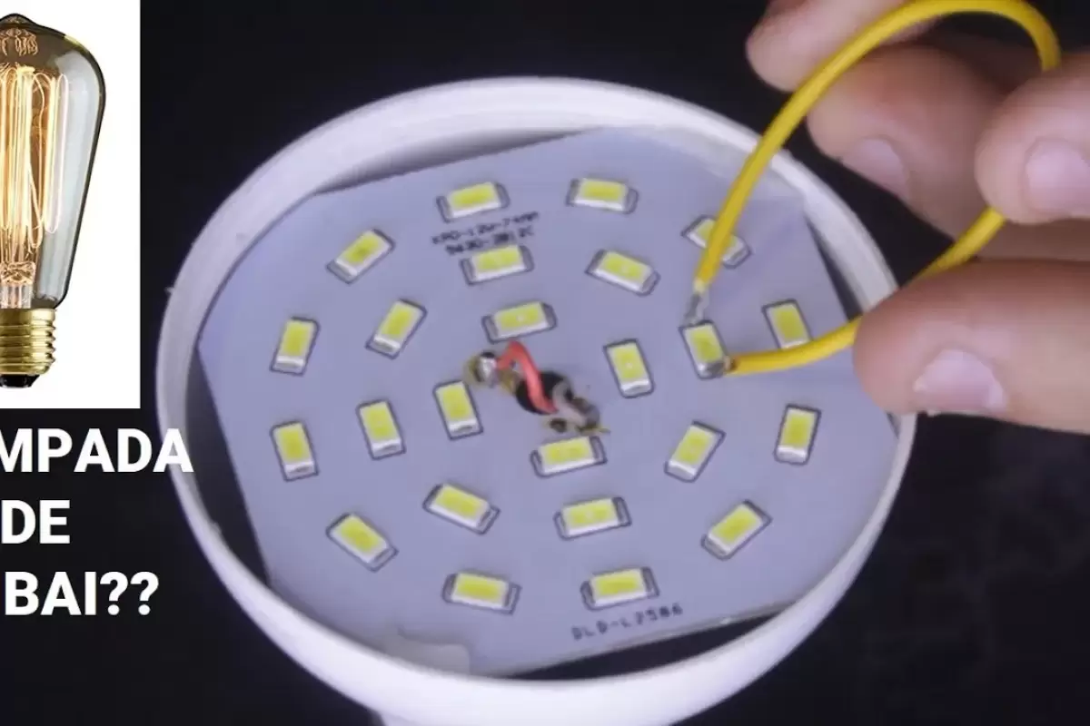(ویدئو) یک روش ساده و سریع برای تعمیر لامپ های LED به سبک استاد برزیلی