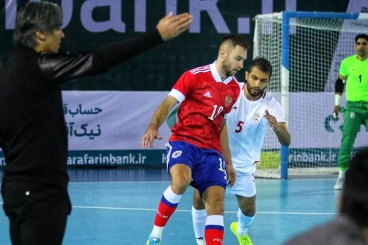 برتری تیم ملی فوتسال ایران مقابل روسیه