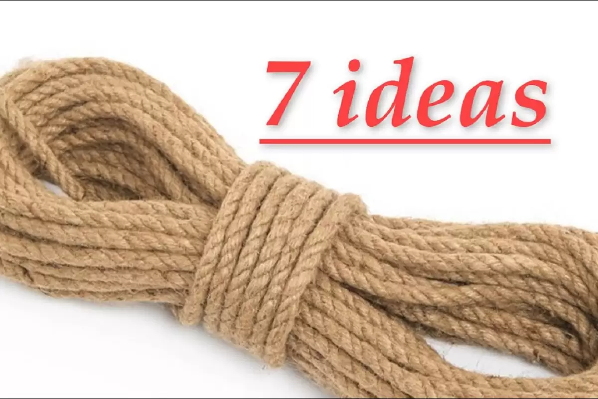 (ویدئو) 7 ایده درخشان برای ساخت سبد، گلدان و قاب با طناب در خانه