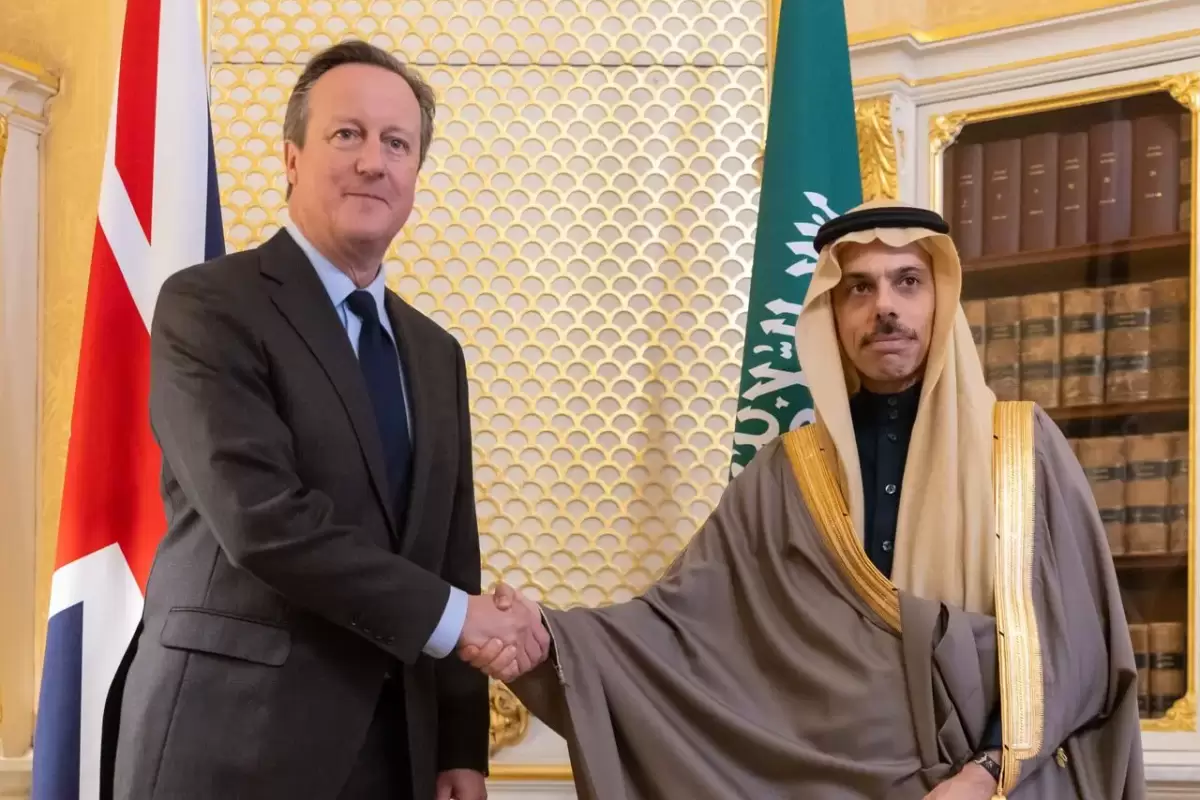 جنگ غزه، محور دیدار وزرای خارجه انگلیس و عربستان در لندن