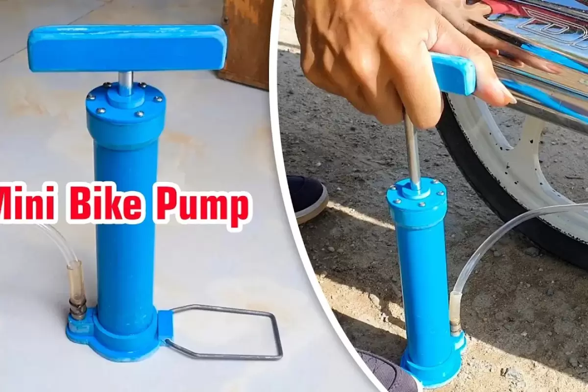 (ویدئو) با لوله PVC پلاستیکی مثل آب خوردن این تلنبه دستی را در خانه بسازید
