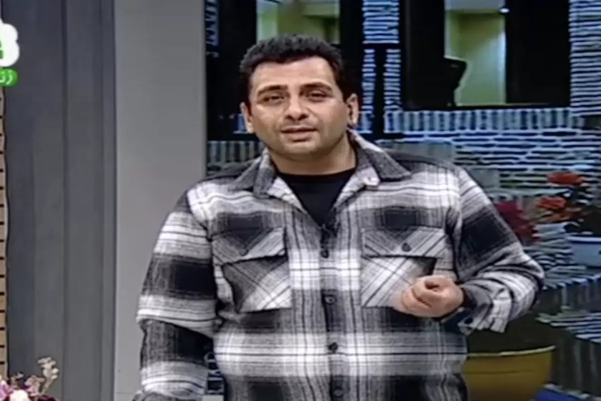 (ویدئو) مجری شبکه گلستان در برنامه زنده بیهوش شد/علت چه بود؟