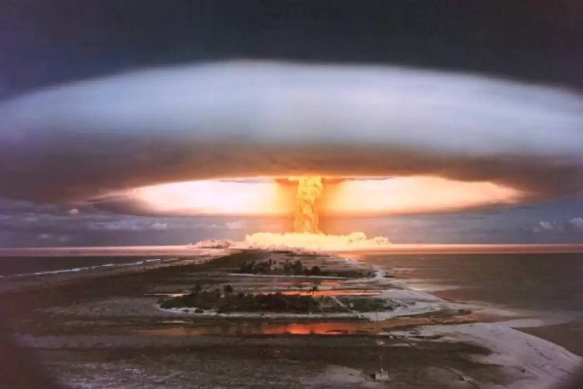 تصویری هولناک از انفجار اتمی در چین