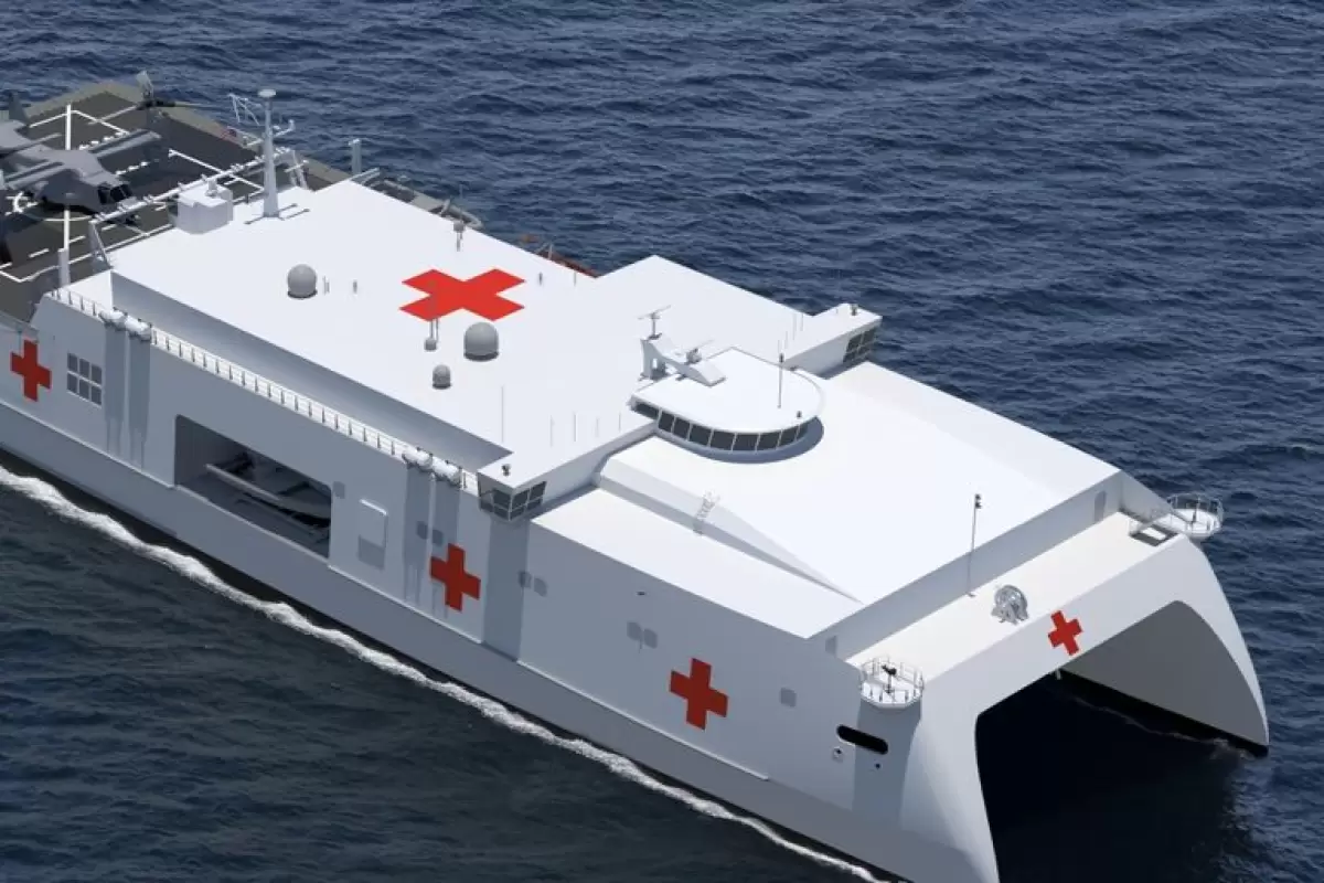 نسل جدید کشتی های بیمارستانی ارتش ایالات متحده با ۱۱۰ متر طول و برد ۸,۰۰۰ کیلومتر