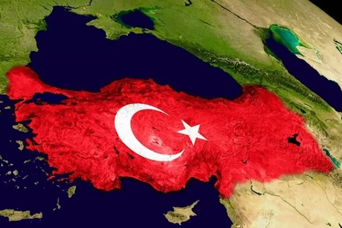 ببینید | ادعای جنجالی مجری ترکیه درباره نقشه کشور ترکیه در سال ۲۰۲۵۴؛ اضافه شدن خاک چند کشور به ترک‌ها!