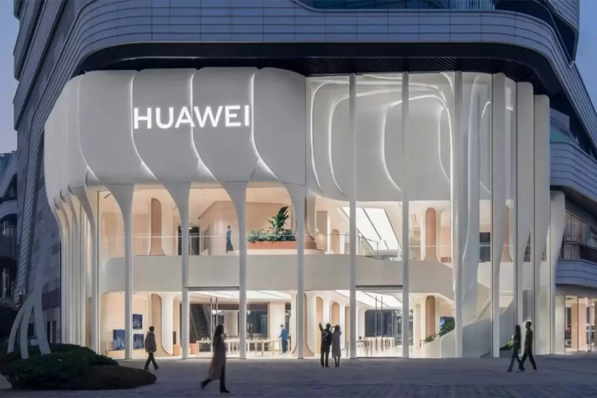 فروشگاه خیره‌کننده هواوی در چین افتتاح شد؛ هنر معماری مدرن