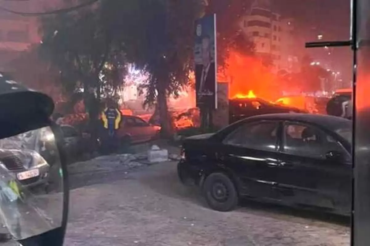 ببینید | خودرویی که با صالح العاروری معاون دفتر سیاسی حماس هدف قرار گرفت