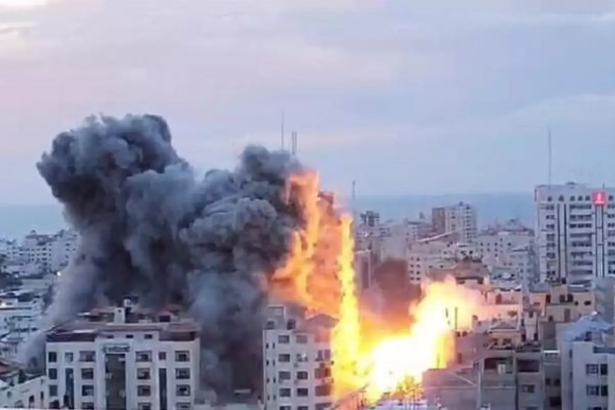 ببینید | اولین تصاویر از انفجار مهیب در حومه جنوبی بیروت