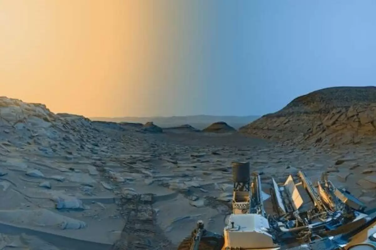 ببینید | طلوع تا غروب خورشید از سطح مریخ