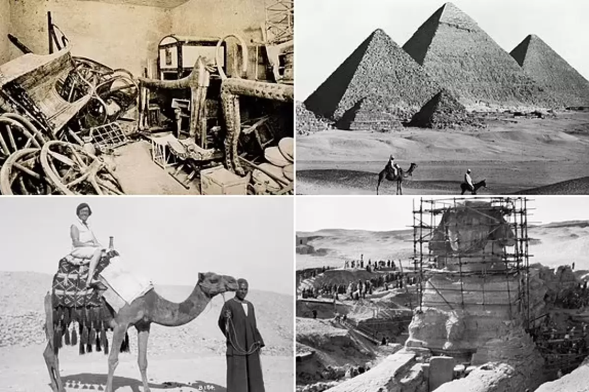 تصاویر قدیمی و جذابی که مصر را قبل از هجوم میلیون ها گردشگر نشان می دهد