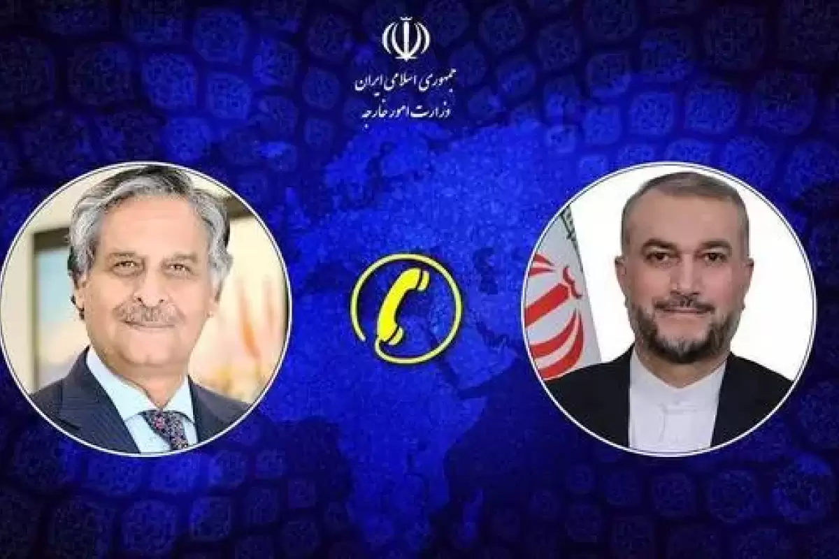 اولین رایزنی وزرای امورخارجه ایران و پاکستان پس عملیات موشکی ایران