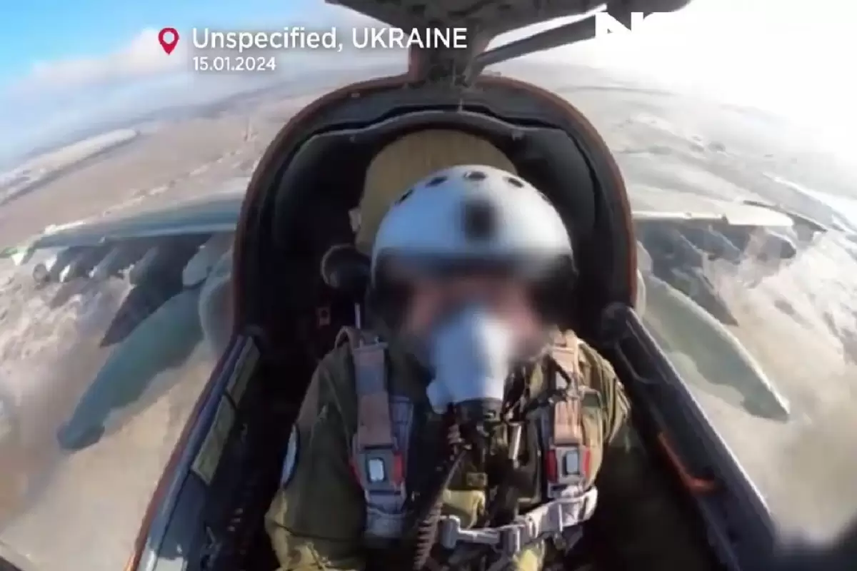 (ویدئو) حمله سوخو ۲۵ روسیه به دونتسک اوکراین