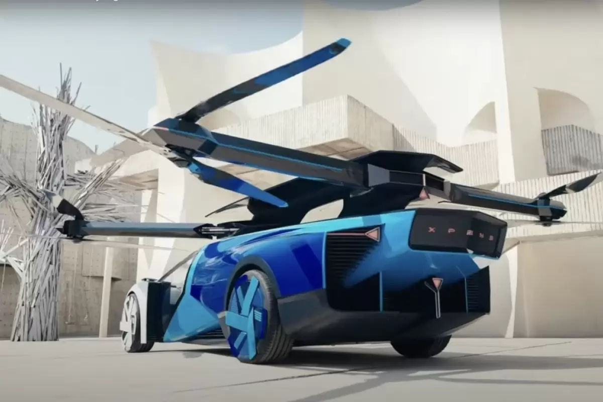 (ویدئو) رونمایی از خودروی پرنده برقی در لاس وگاس