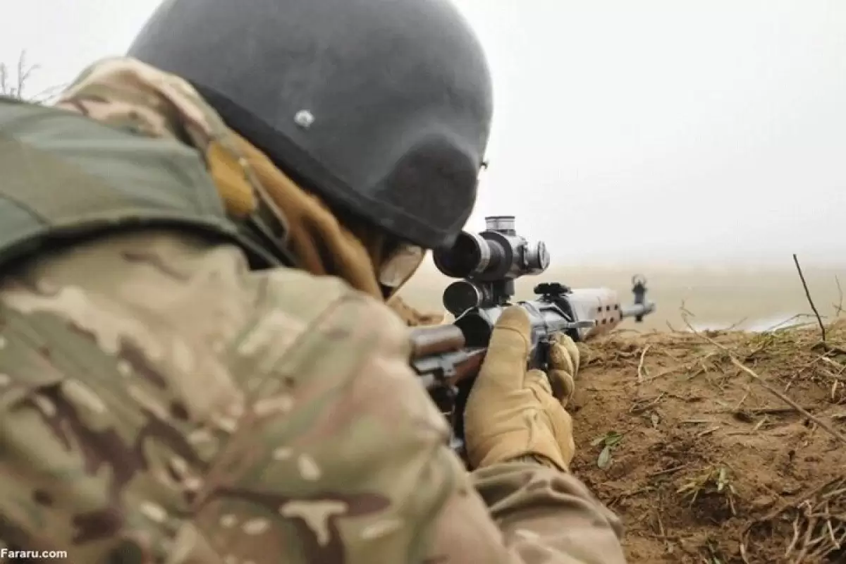 ببینید | لحظه کشتن نیروهای روسی توسط یگان تک‌تیرانداز ارتش اوکراین