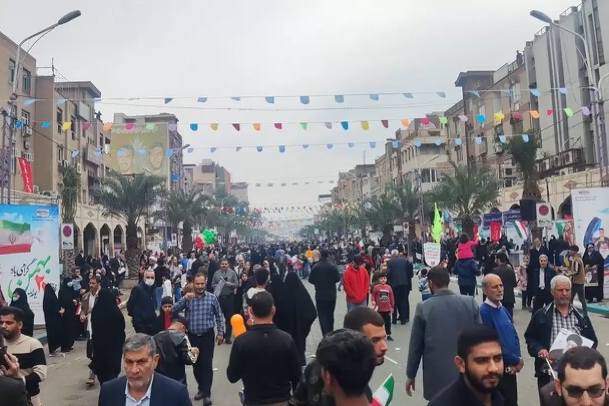 ببینید |  پخش جشن ۴۵سالگی انقلاب در ریاض از تلویزیون عربستان