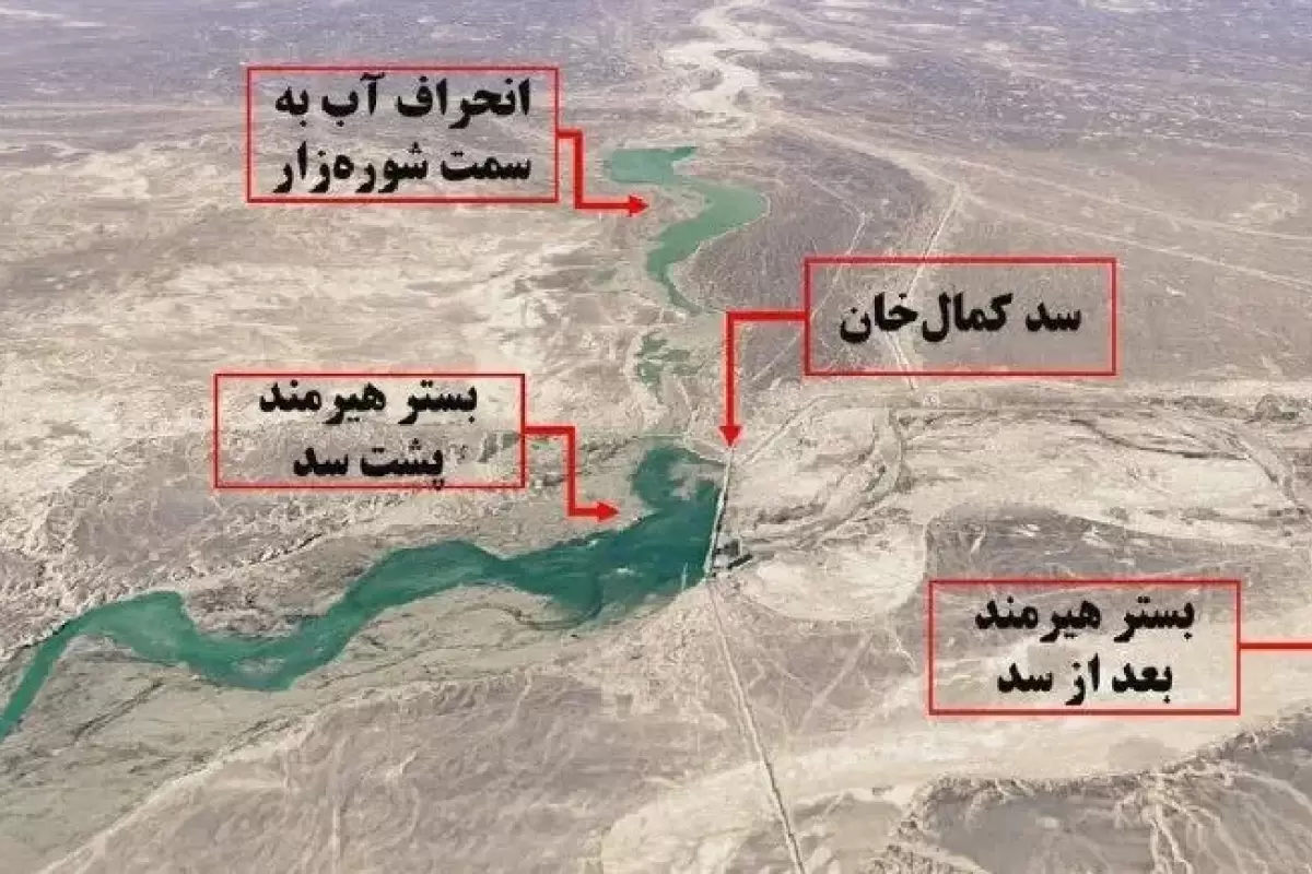 اعتراض یک فعال محیط‌زیست به «دروغ‌گویی» طالبان؛ همچنان نمی‌گذارند آب هامون وارد ایران شود