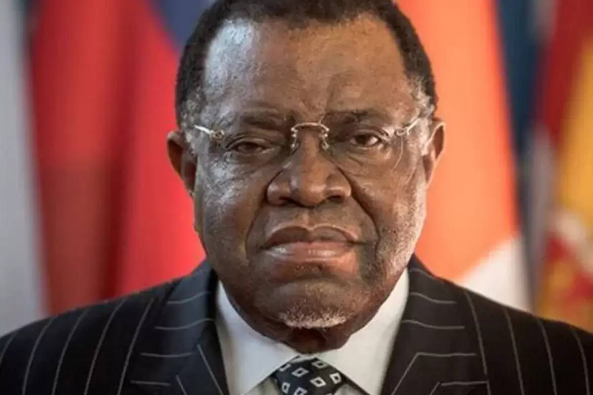 مرگ رئیس‌جمهور نامیبیا به دلیل بیماری