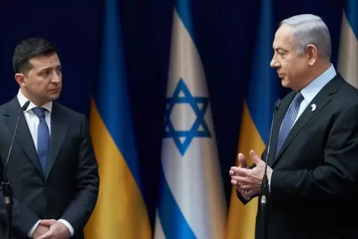 زلنسکی و نتانیاهو با هم مو نمی‌زنند!