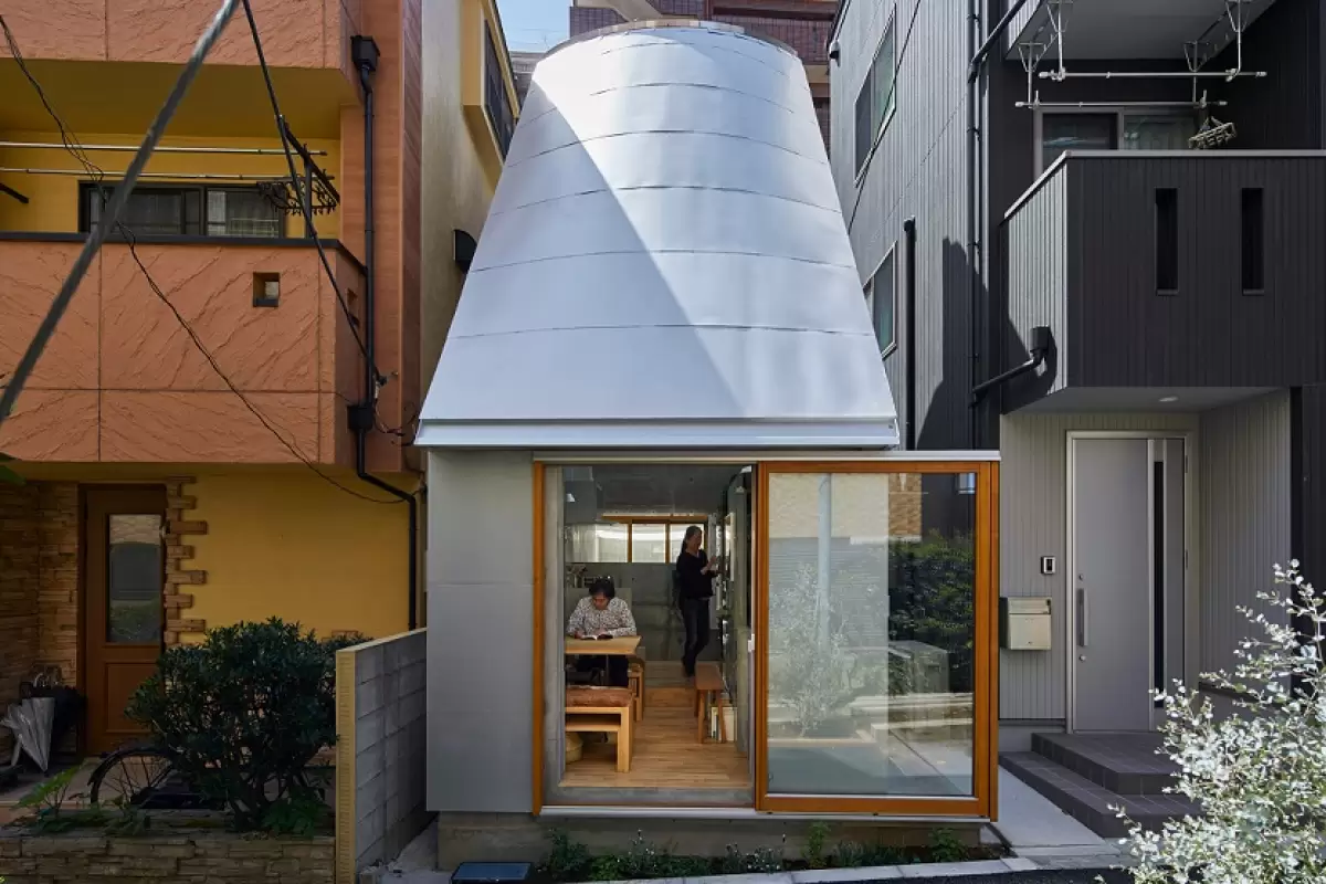 (تصاویر) خانۀ «19 متری» که معمار مشهور ژاپنی در آن زندگی می‌کند