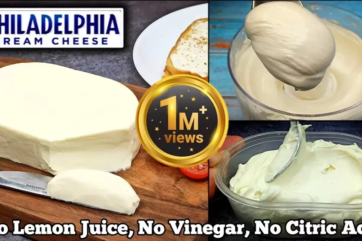 (ویدئو) فرآیند درست کردن پنیر خامه ای با 1.5 لیتر شیر و یک لیوان دوغ در خانه
