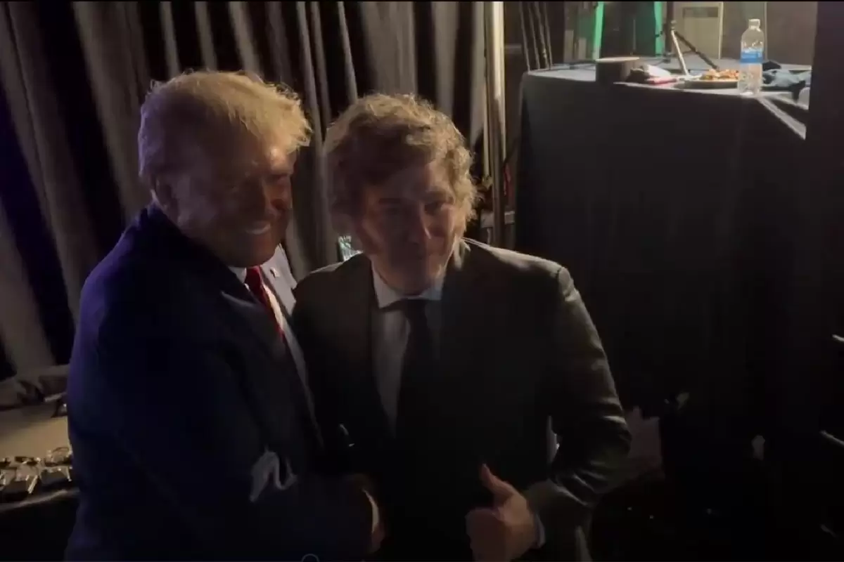 (ویدئو) «ترامپ آرژانتین» با ترامپ دیدار کرد