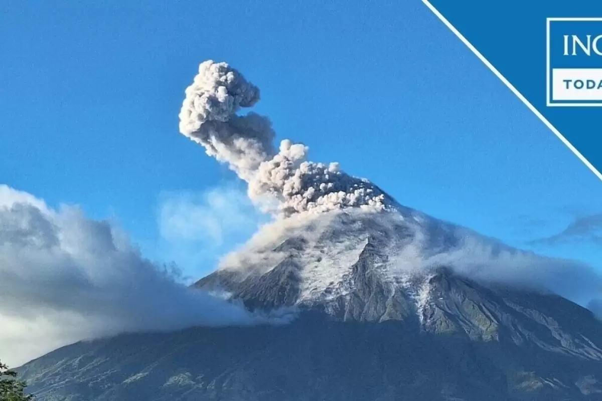 (ویدئو) فوران آتشفشان مایون در فیلیپین