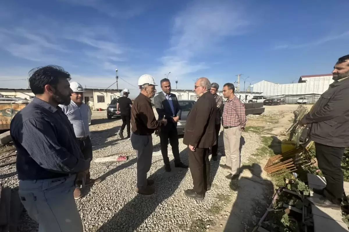 بازدید رئیس دانشگاه علوم پزشکی گلستان از روند ساخت بیمارستان طالقانی گرگان