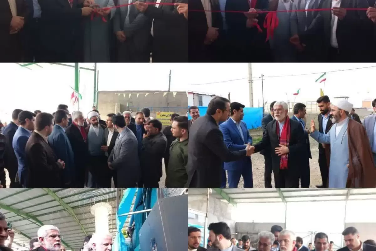 افتتاح واحد صنعتی اکسیژن علیپور در شهرک صنعتی رامیان