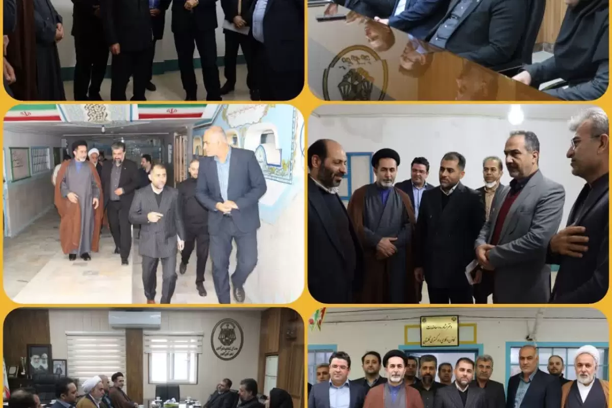 دیدار رییس و اعضای هیأت مدیره کانون وکلای دادگستری گلستان با حضور در مجتمع زندان گرگان