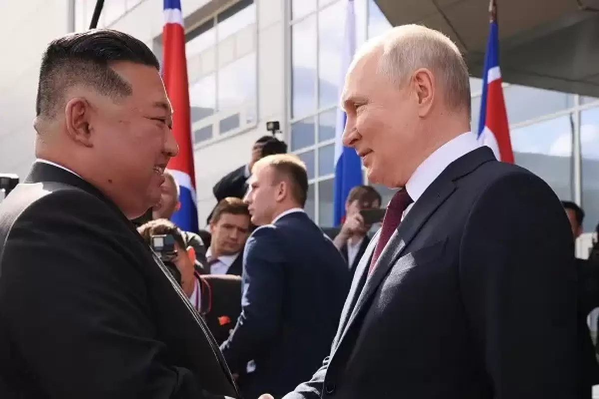 رهبر کره شمالی پیروزی پوتین را چگونه تبریک گفت؟
