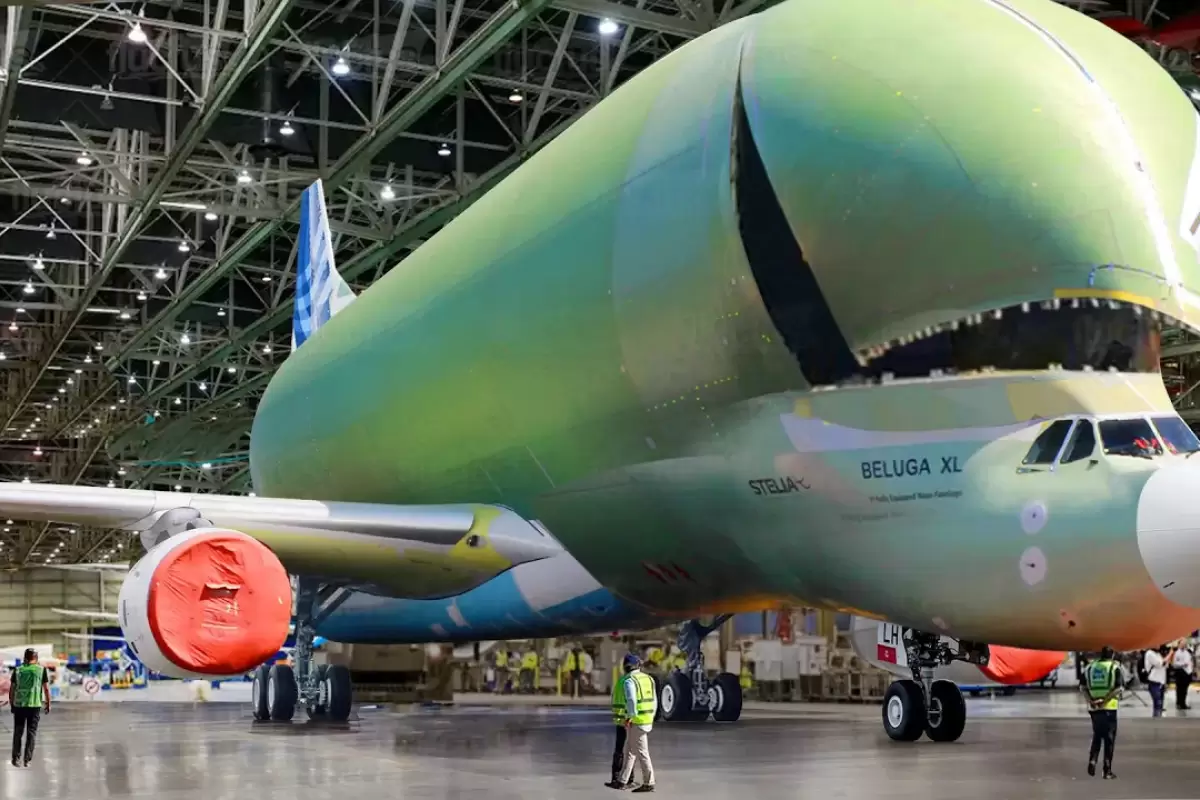 (ویدئو) فرآیند تولید بلوگا، عجیب ترین هواپیمای باربری در کارخانه میلیارد دلاری ایرباس