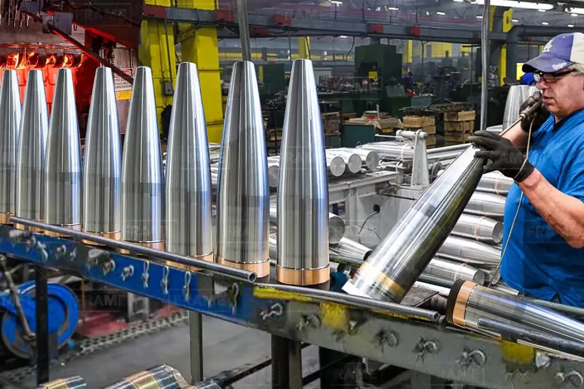 (ویدئو) نگاهی نزدیک و هیجان انگیز به خط تولید مهمات در یک کارخانه آمریکایی