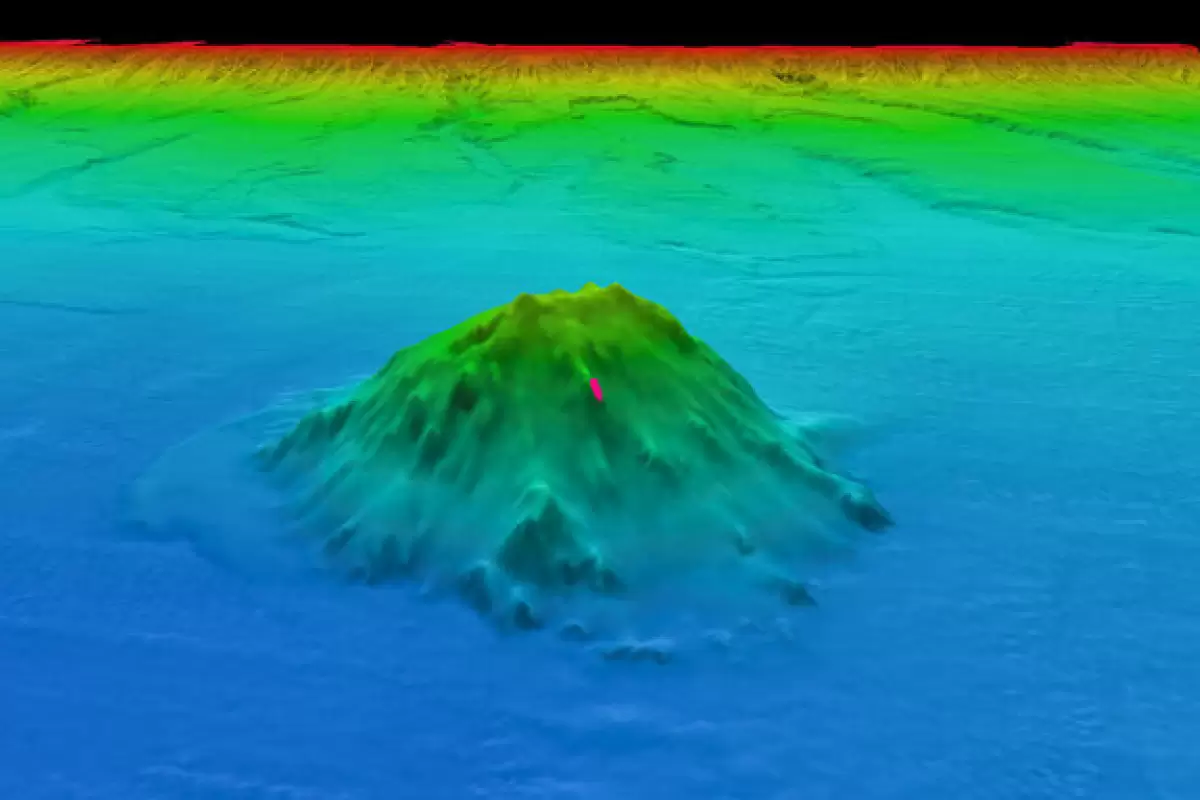 ببینید | کشف کوهی بزرگ در اعماق سواحل شیلی!